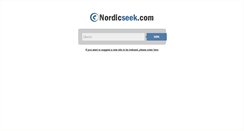 Desktop Screenshot of nordicseek.com